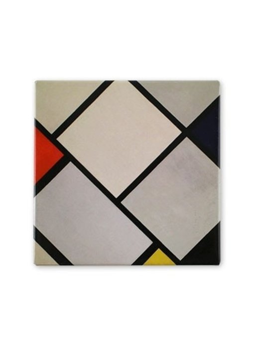 Koelkastmagneet, Lozenge compositie, Mondriaan