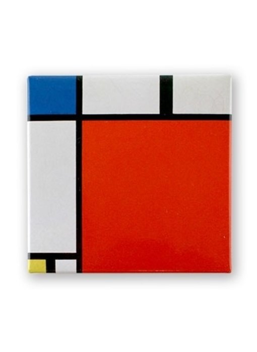 Imán de nevera, Composición II, 1930, Mondrian