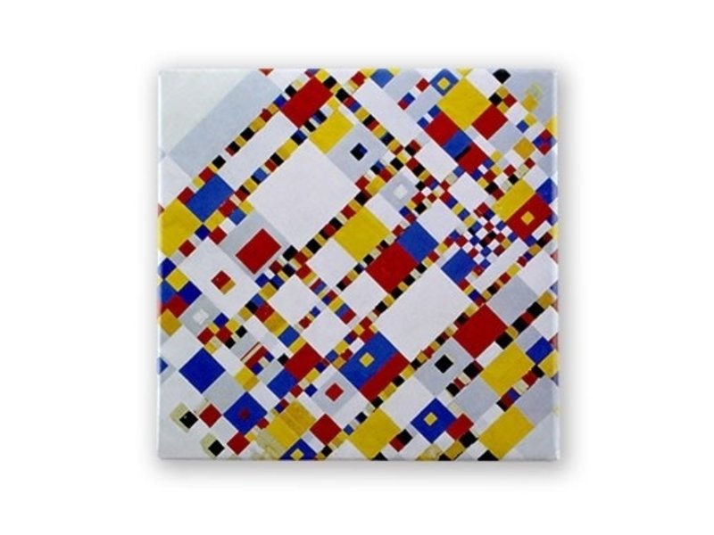 Kühlschrankmagnet, Sieg Boogie Woogie, Mondrian