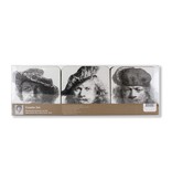 Coasters W, Selfportraits, Rembrandt