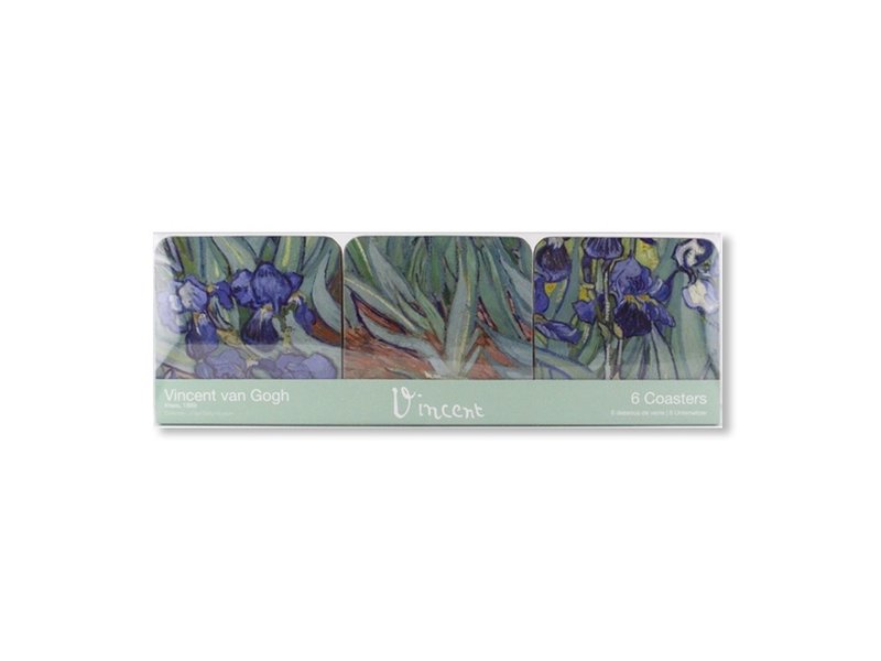 Dessous de verre, Iris, Van Gogh