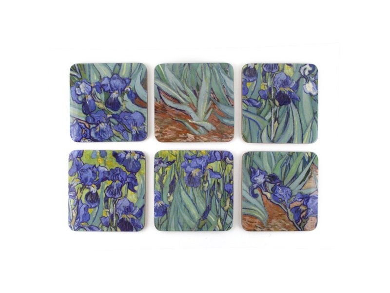 Dessous de verre, Iris, Van Gogh