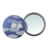 Pocket Mirror , Ø 80 mm, Monet, Water Lilies evening