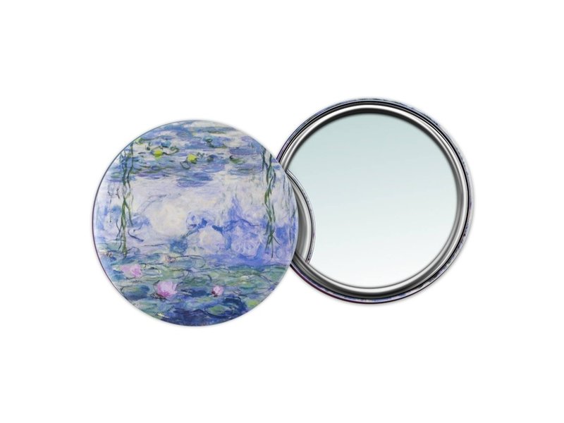 Pocket Mirror W, Ø 80 mm, Monet, Water Lilies