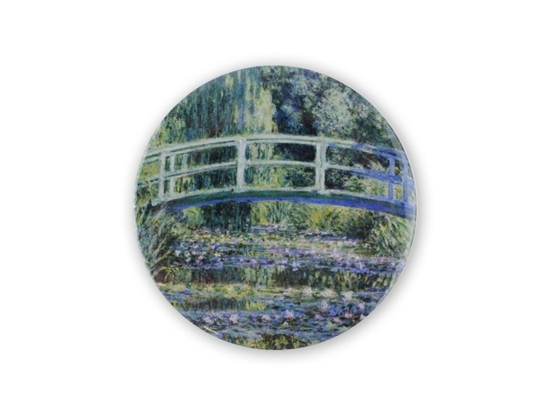 Espejo de bolsillo, Ø 80 mm, Monet, puente japonés