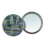 Espejo de bolsillo, Ø 80 mm, Monet, puente japonés
