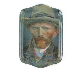 Bandeja de servicio mini, 21 x 14 cm, Van Gogh, Autorretrato