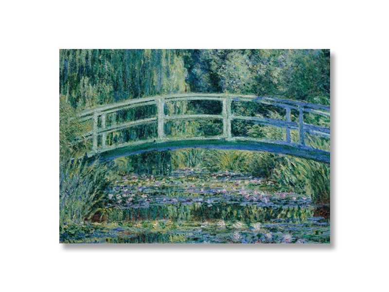 Plakat, 50x70, Monet, japanische Brücke