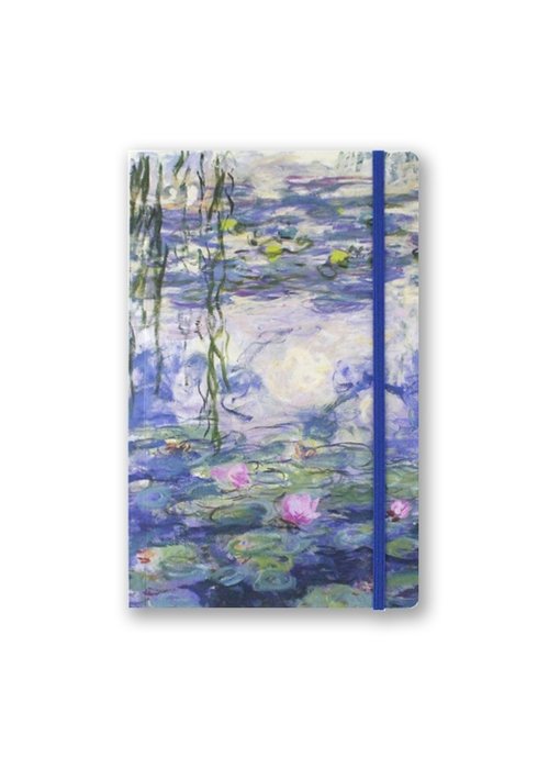 Cuaderno de tapa blanda, A5, nenúfares, Monet