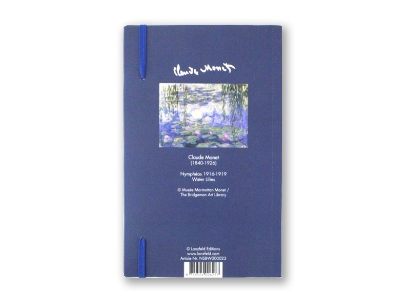 Softcover Notebook A5, Nymphéas, Effet du soir, Monet