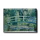 Kühlschrankmagnet XL, Japanische Brücke, Monet