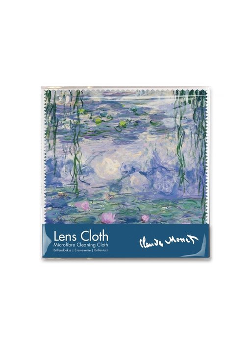 Chiffon à lunettess, 15 x 15 cm, Nympheas, Monet