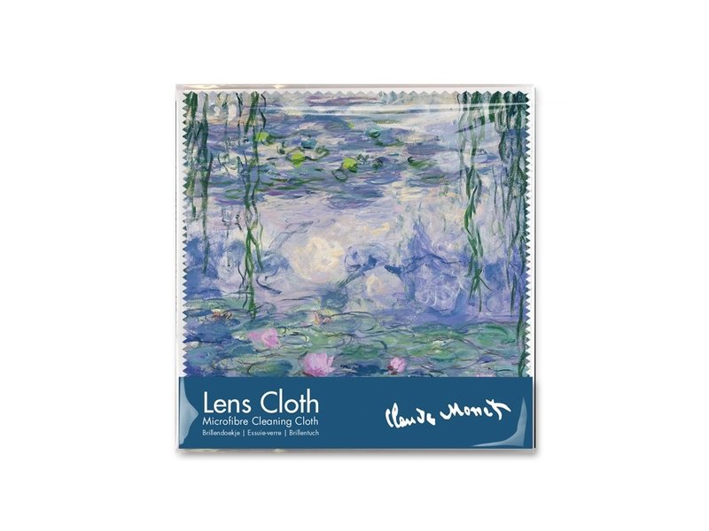 Brillendoekje, 15 x 15 cm, Waterlelies, Monet