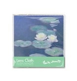 Lens cloth, 15 x 15 cm, Waterlilies in evening light, Monet