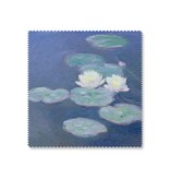 Lens cloth, 15 x 15 cm, Waterlilies in evening light, Monet