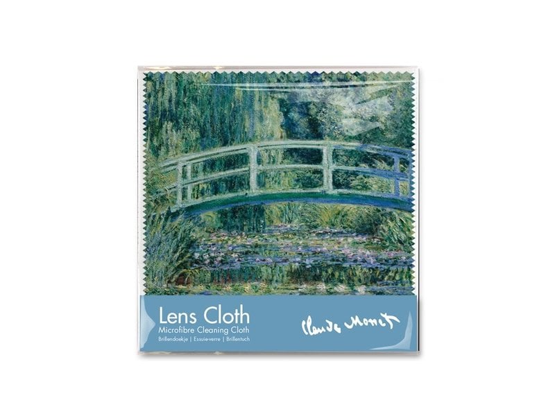 Brillendoekje,15 x 15 cm, Brug, Monet