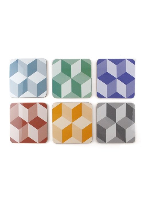 Coasters , Optical Tile pattern