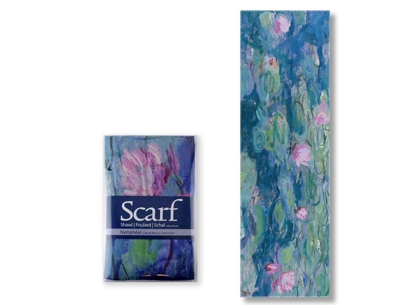 Scarf, Waterlilies, Monet