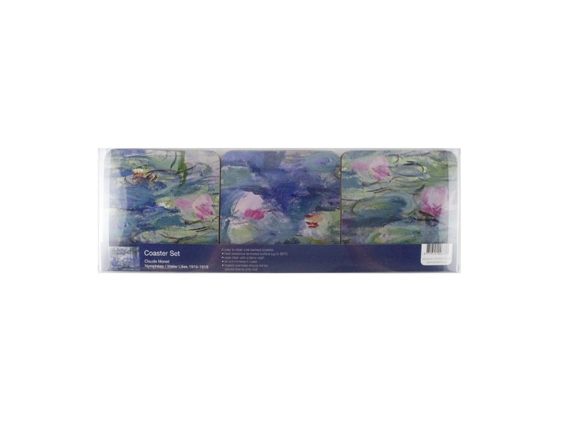 Coasters , Monet, Water Lilies