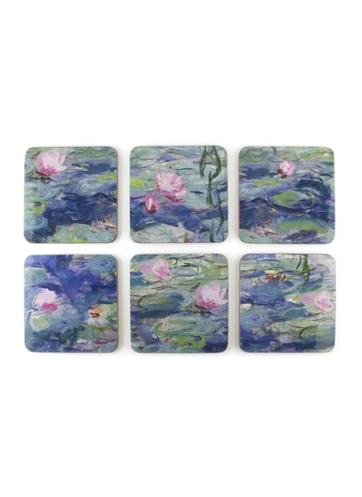 Coasters , Monet, Water Lilies