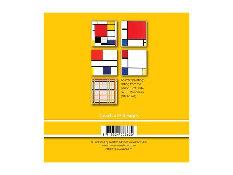 Card wallet ,Square , Mondrian