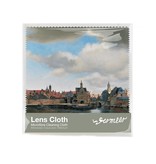 Lens cloth, 15 x 15 cm, View of Delft, Vermeer