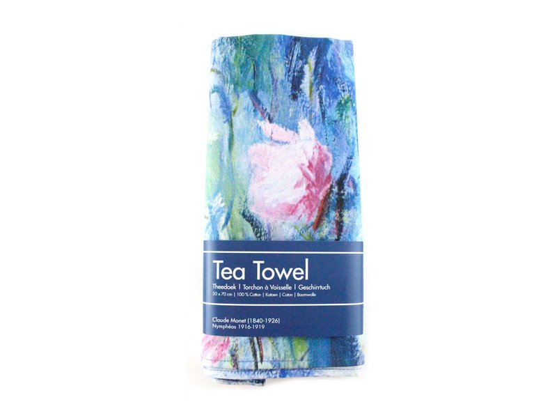 Tea Towel, Monet, Water Lilies