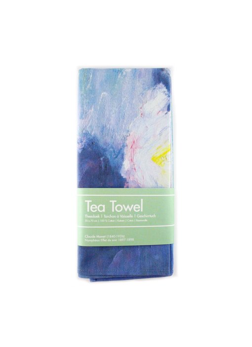 Tea Towel, Monet, Water Lilies evening
