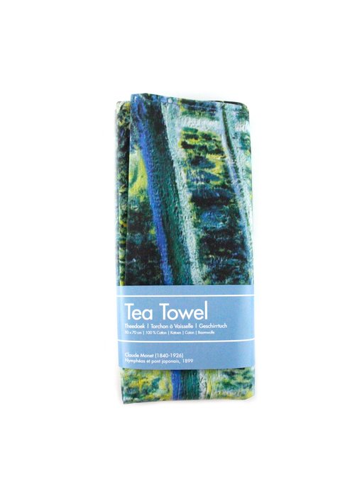 Tea towel, Japanese bridge, Monet