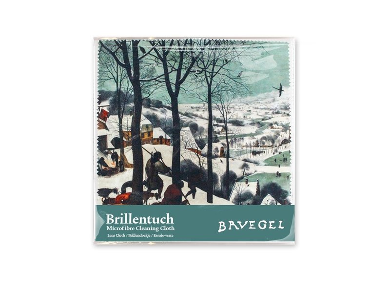 Lens cloth, 15x15, Bruegel, Hunters in the snow