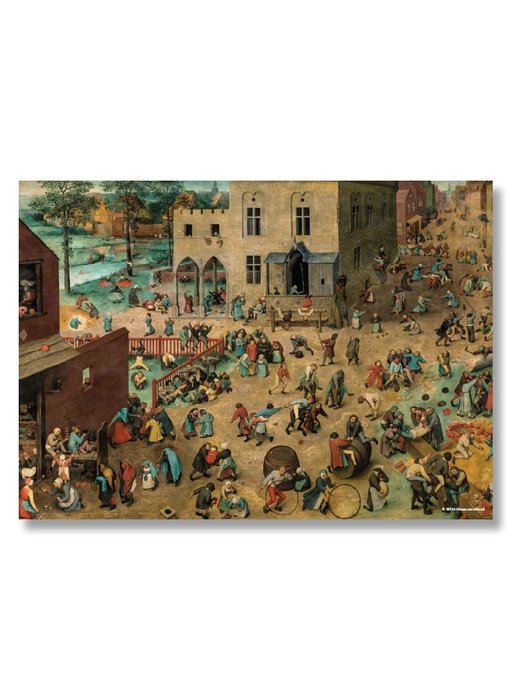 Affiche, 50x70, Bruegel, jeux pour enfants