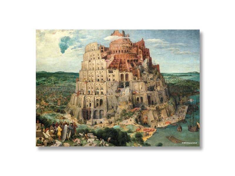 Plakat, 50x70, Bruegel, Turm von Babel