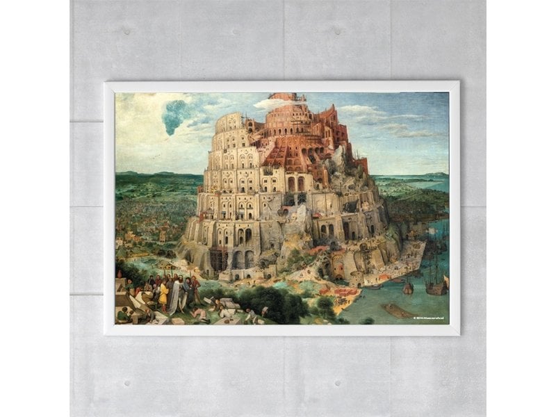 Plakat, 50x70, Bruegel, Turm von Babel