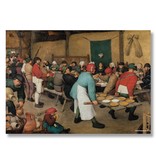 Cartel, 50x70, Bruegel, boda de los agricultores