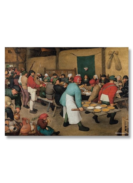 Affiche, 50x70, Bruegel, Mariage d'agriculteurs