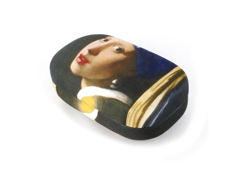 Lápiz labial /Lápiz labial /lente /caja de viaje Chica con un arete de perla, Vermeer