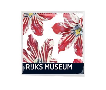 Brillenputztuch , 15x15, Marrel, Tulpen, Rijksmuseum