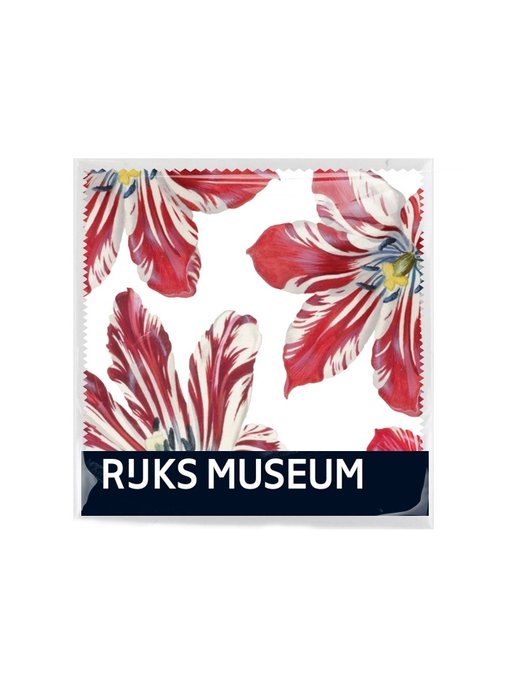Lens cloth, 15x15, Marrel, Tulips, Rijksmuseum