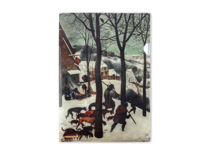L-Ordner A4-Format, , Jäger im Schnee, Bruegel