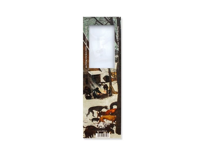 Magnifying Bookmark W, Bruegel, Hunters in the snow