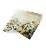 Lens cloths ,  Winterlandscape, Avercamp15x15