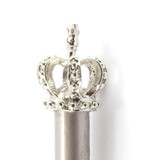 Silver pencil HB   with silver Cross King crown