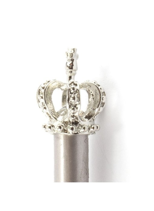 Silver pencil  with silver Cross King crown