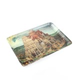 Serving Trays W, Mini, Bruegel, Tower of Babel