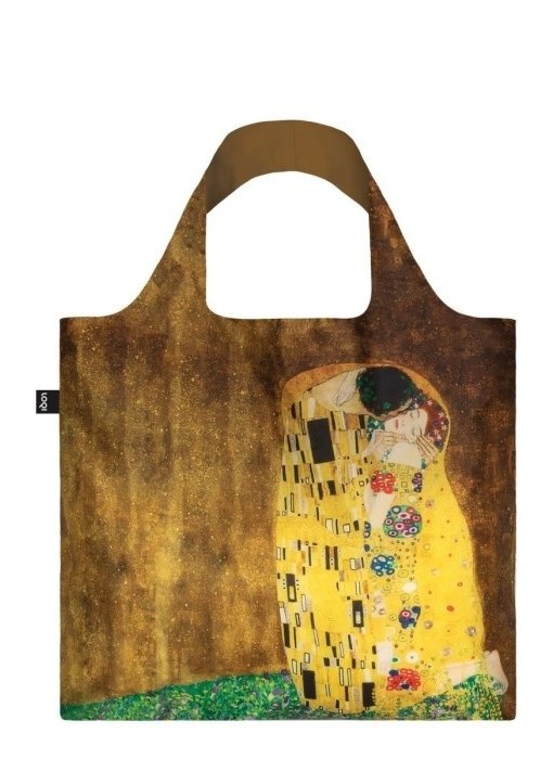 Opvouwbare shopper, Klimt, de kus