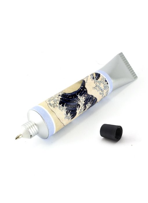 Stylo tube de peinture, Hokusai, la grande vague