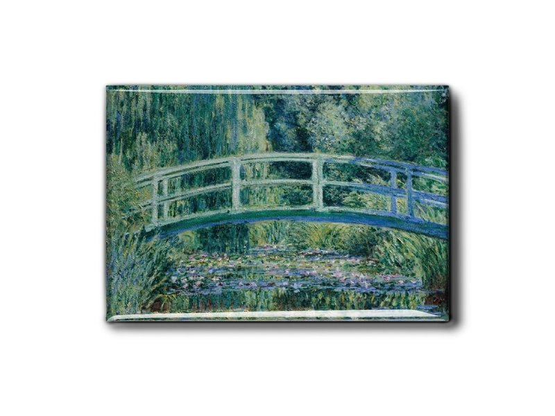 Imán de nevera, puente, Monet