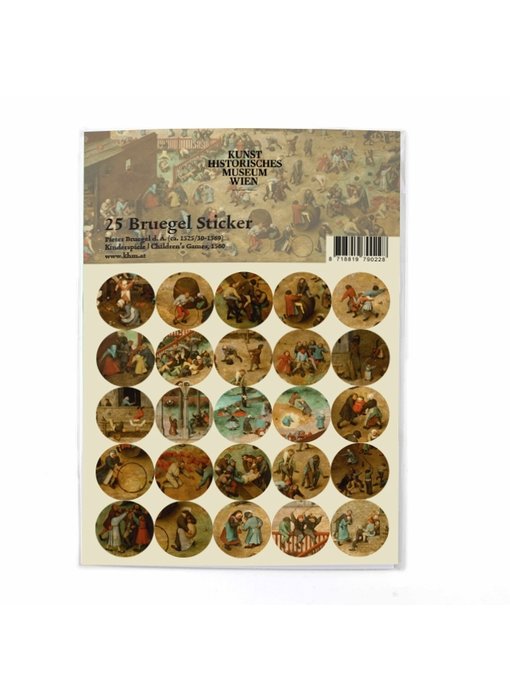 Sticker Sheet, Breughel, Kinderspiele