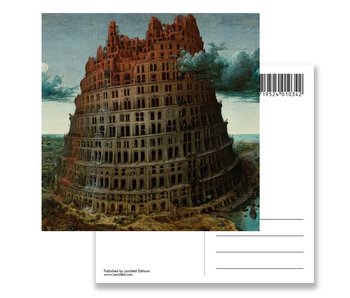 Postkarte, Bruegel, Turm von Babel