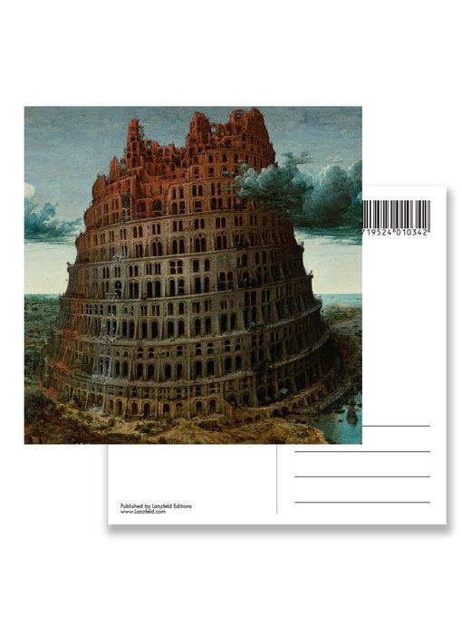 Postcard, Bruegel, Tower of Babel